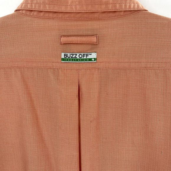 Ex Officio Buzz Off Womens Fishing Hiking Shirt Button Front Vented Sz XL Orange - Picture 13 of 14